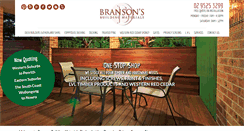 Desktop Screenshot of bransonsbuildingmaterial.com.au
